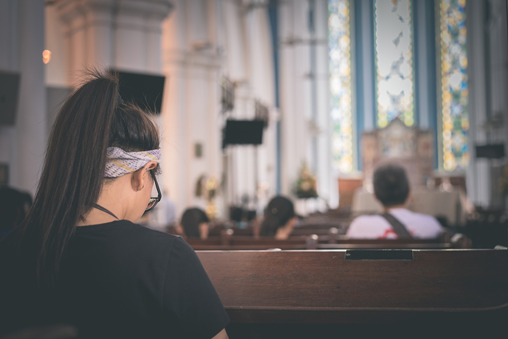 Silence in church
