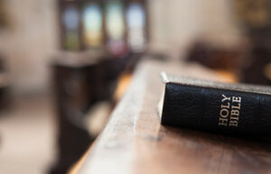 Bible in church